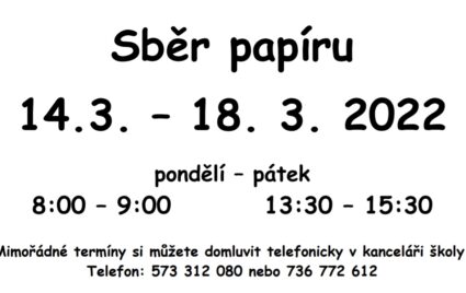 Sběr papíru