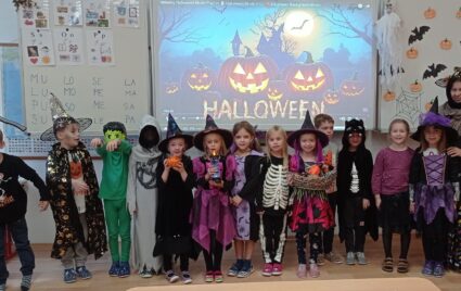 Halloweenské vyučování