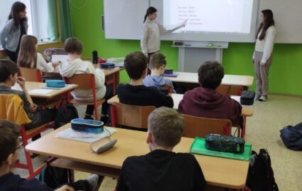 Dvojjazyčná hodina v 7. C