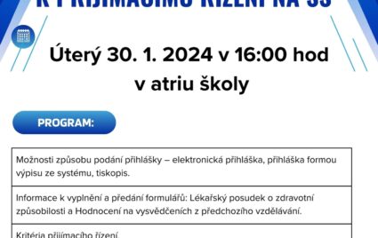 Schůzka k přijímacímu řízení