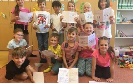 Čtenářský klub 2.A: Vlastní komiksová knížka