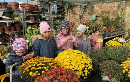 PODZIMNÍ NÁVŠTĚVA 1.A V ZAHRADNICTVÍ